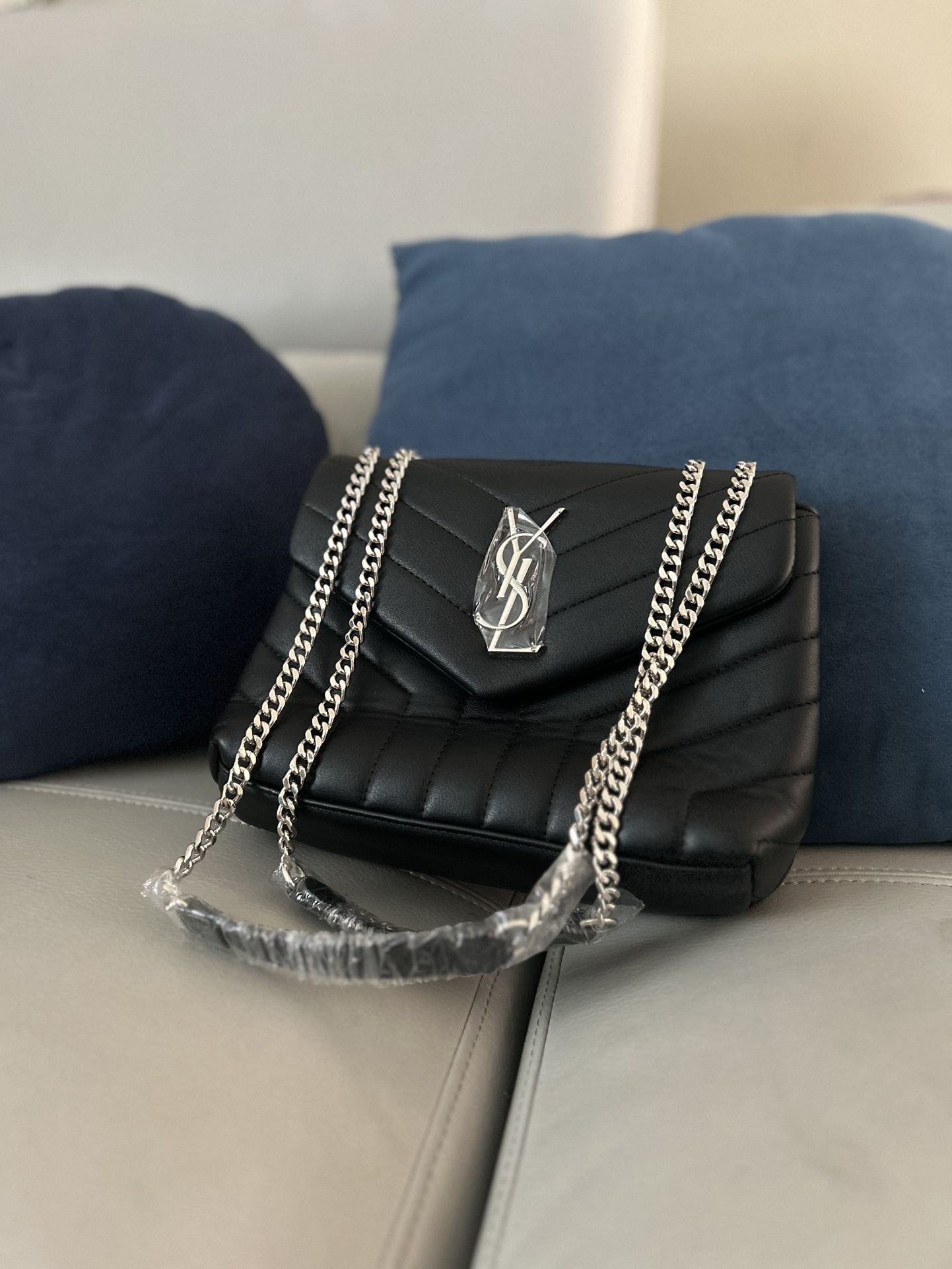 Saint Laurent Lou Lou Medium Quilted Shoulder Bag 