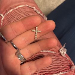 .75 Carat Natural SI Diamond Cross Obo