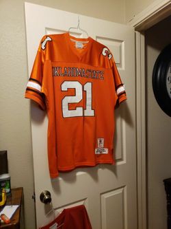 Barry Sanders Oklahoma State Jersey XL size 52 🏈 Gridiron Greats Vintage Sportswear