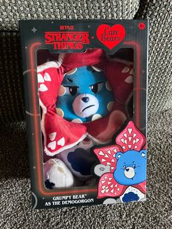 Stranger Things x Care Bears Grumpy Bear Demogorgon Plush
