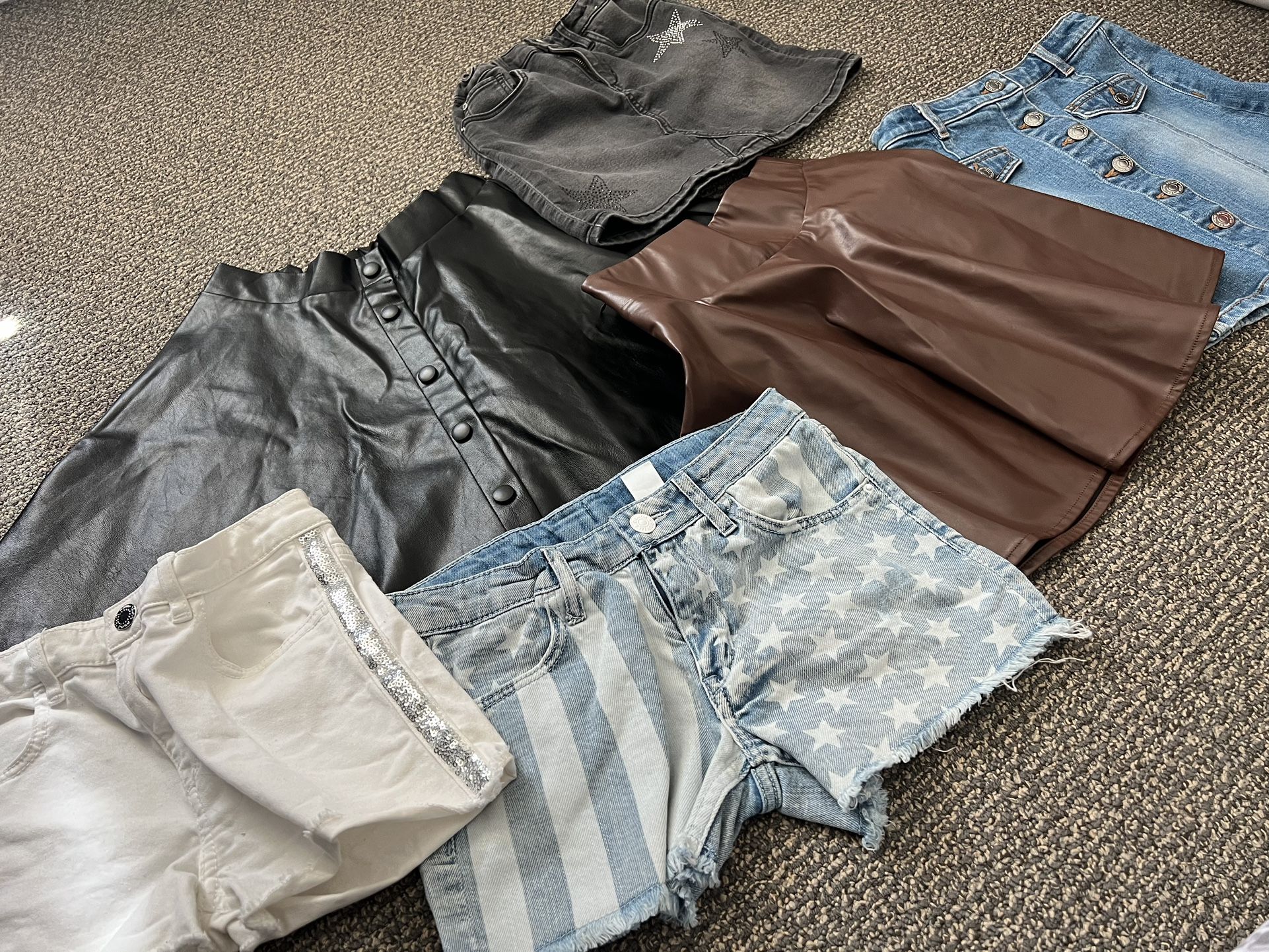 Mine Skirt&leather Skirts & Shorts