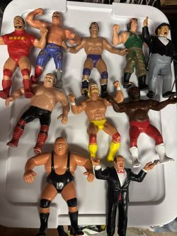 WWF LJN Wrestling Figure Lot W Hulk Hogan 