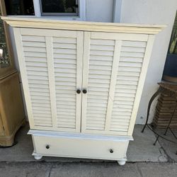 Charming cottage-style armoire