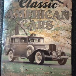 Hard Back Classic American Cars Book
