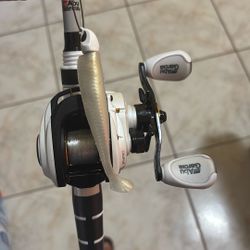 Bait Caster And Shimano Fishing Pole With NLBN And Other Lures