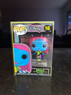 The Nightmare Before Christmas Blacklight Sally Funko Pop
