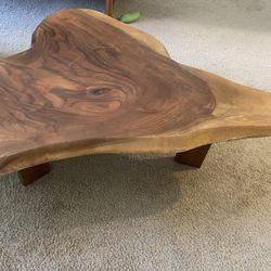 Vintage Live Edge, Wood Table