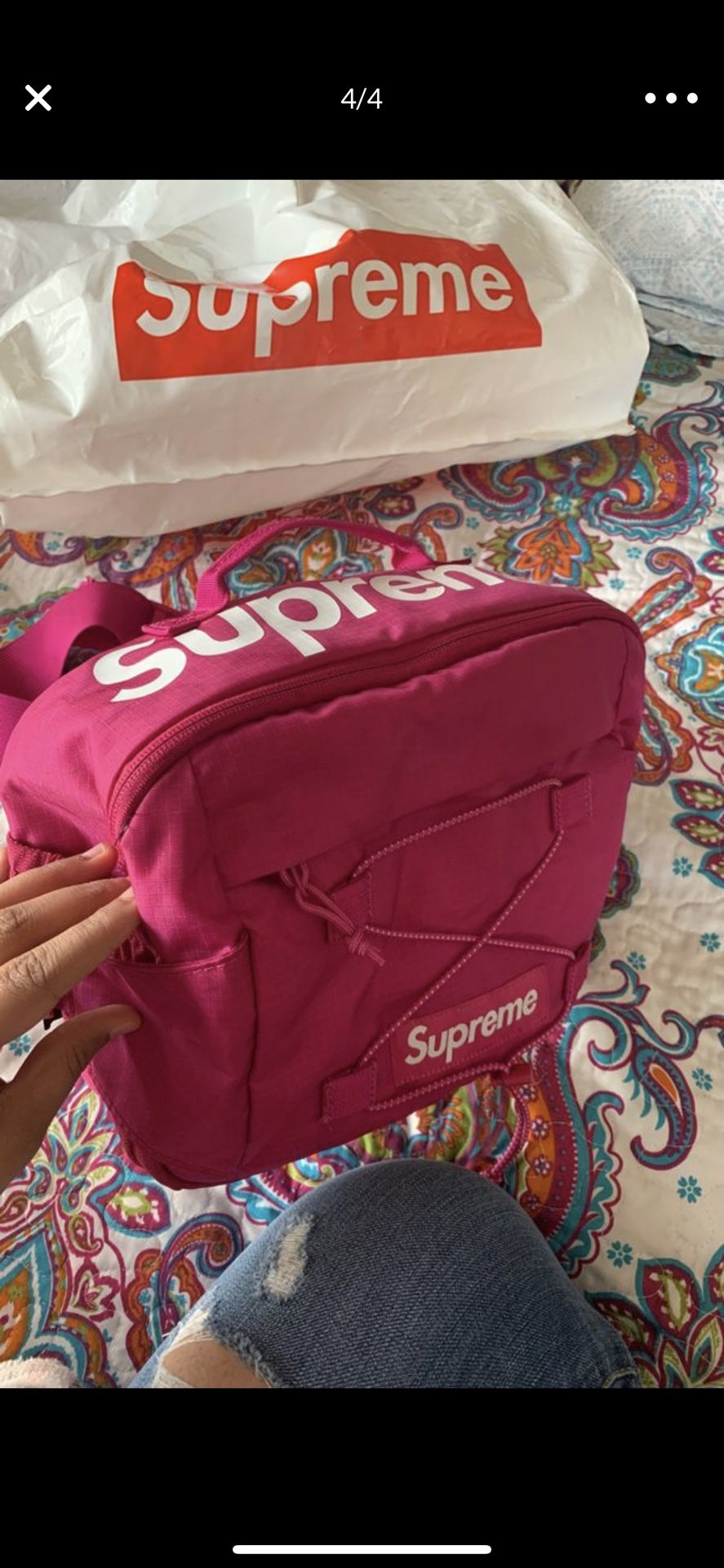 Authentic Supreme waist bag SS17