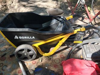 2 wheeled Gorilla dump cart