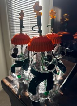 Starbucks Peanuts Snoopy Glass Cup $100