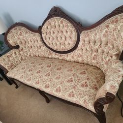 Antique Hand Crafted Victorian Sofa