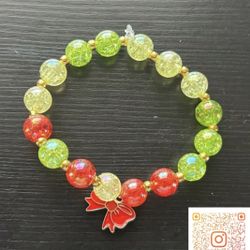 Christmas Gift Beaded Bracelet 