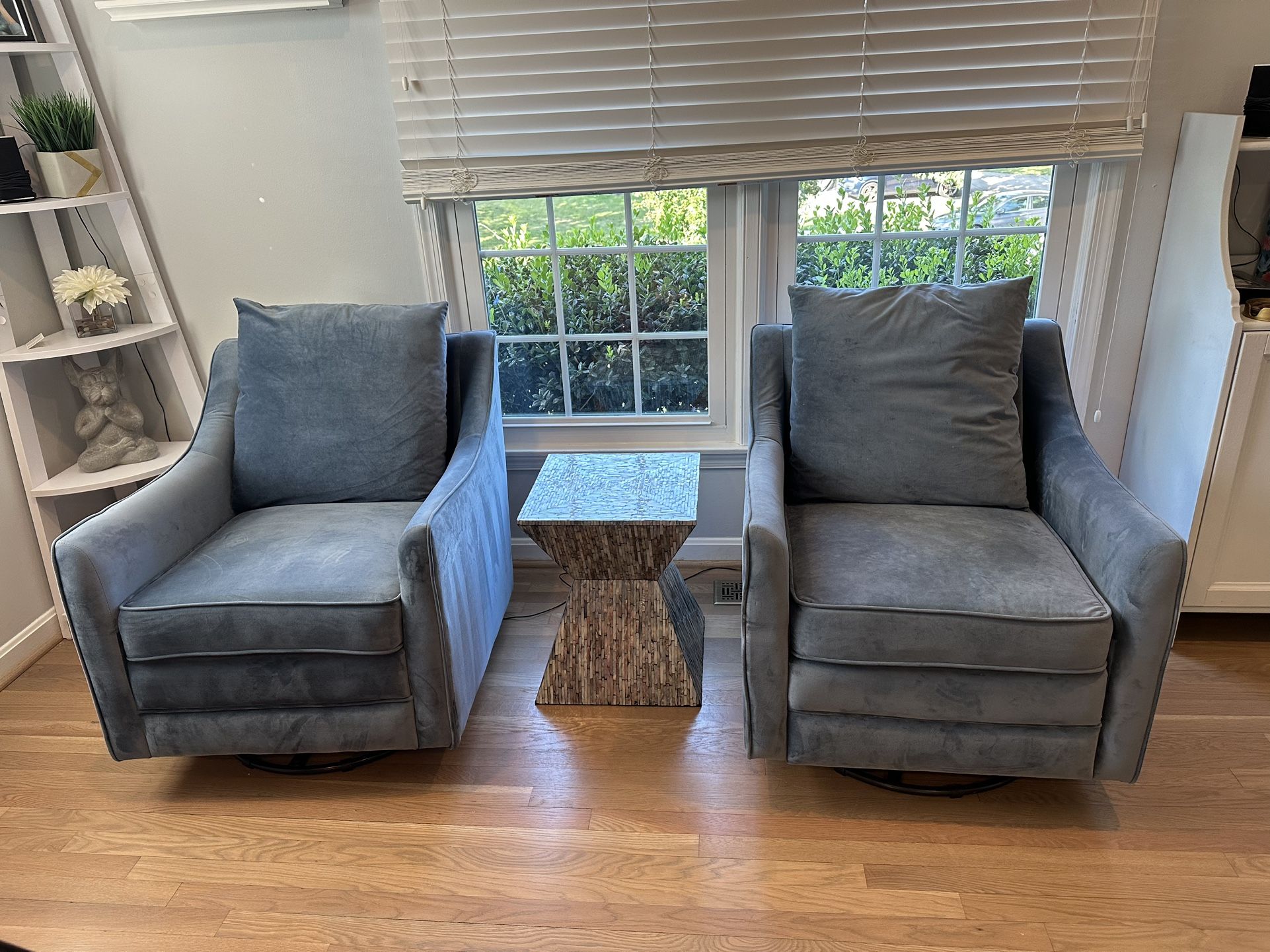 Chairs And Side Table