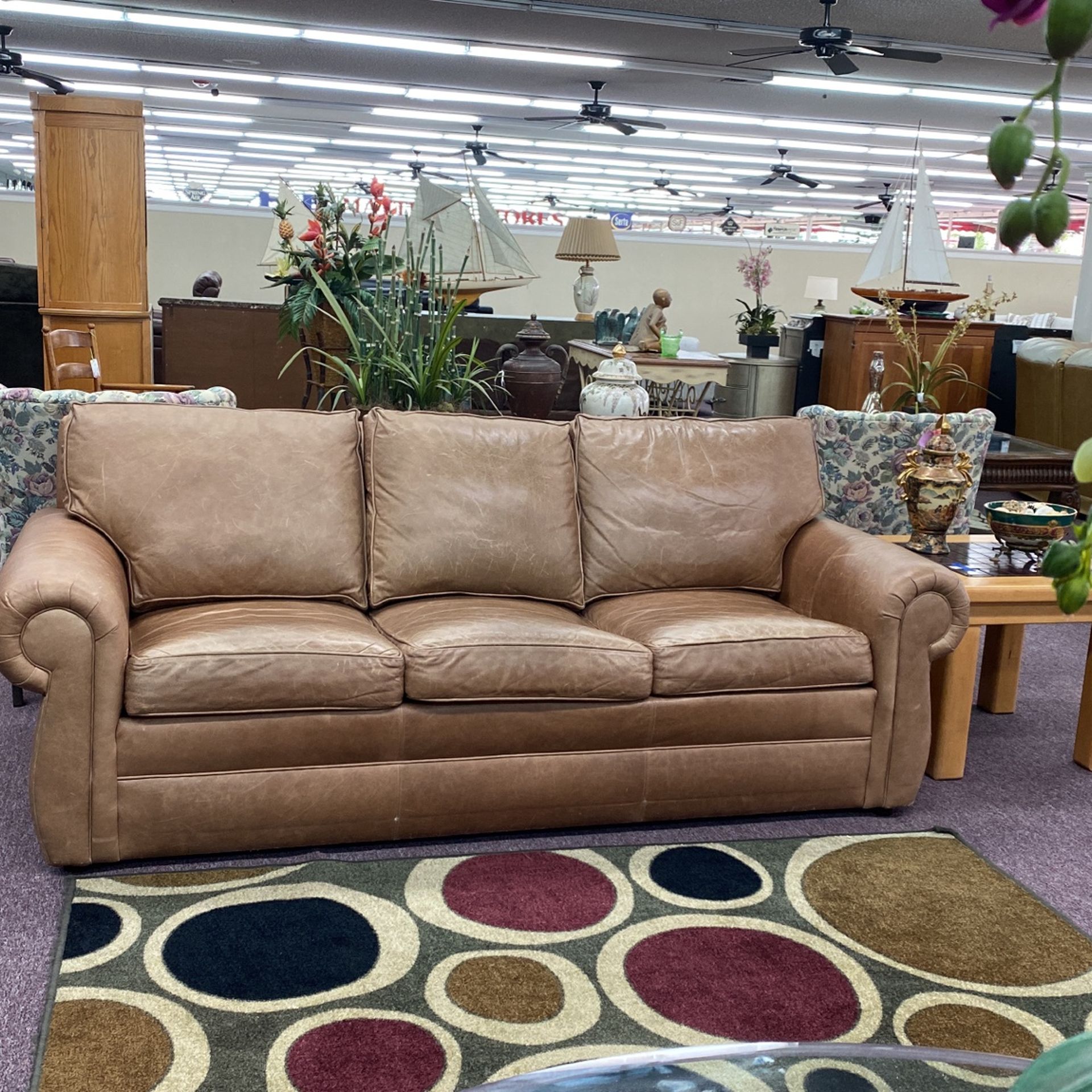 Ethan Allen Leather Sofa Set Matttroy