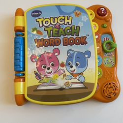 VTech Touch & Teach Word Book | Electronic Learning Educational Musical Baby Toddler Book