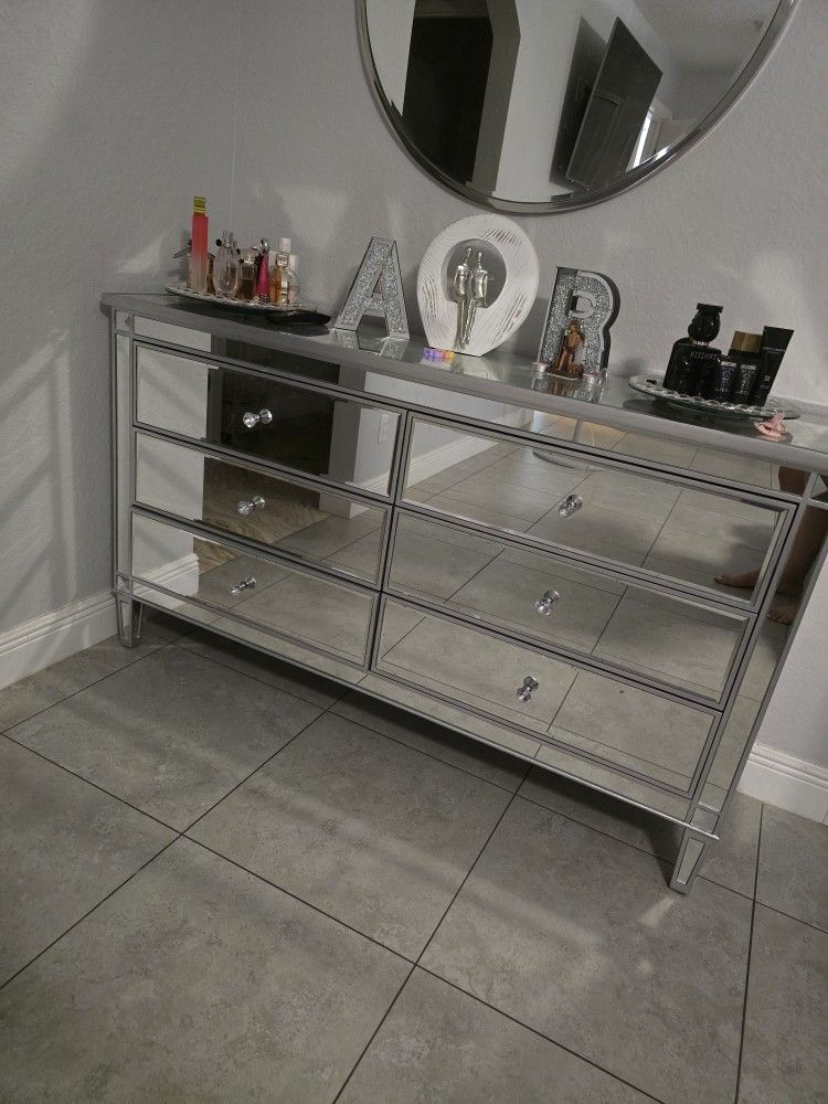 Mirrored Dresser