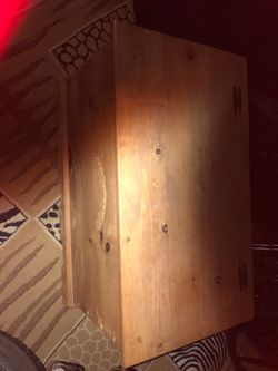 Wooden chest