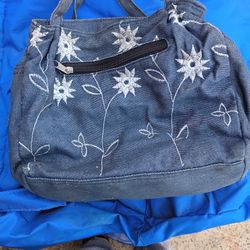 Soft Denim Looking Hand Bag