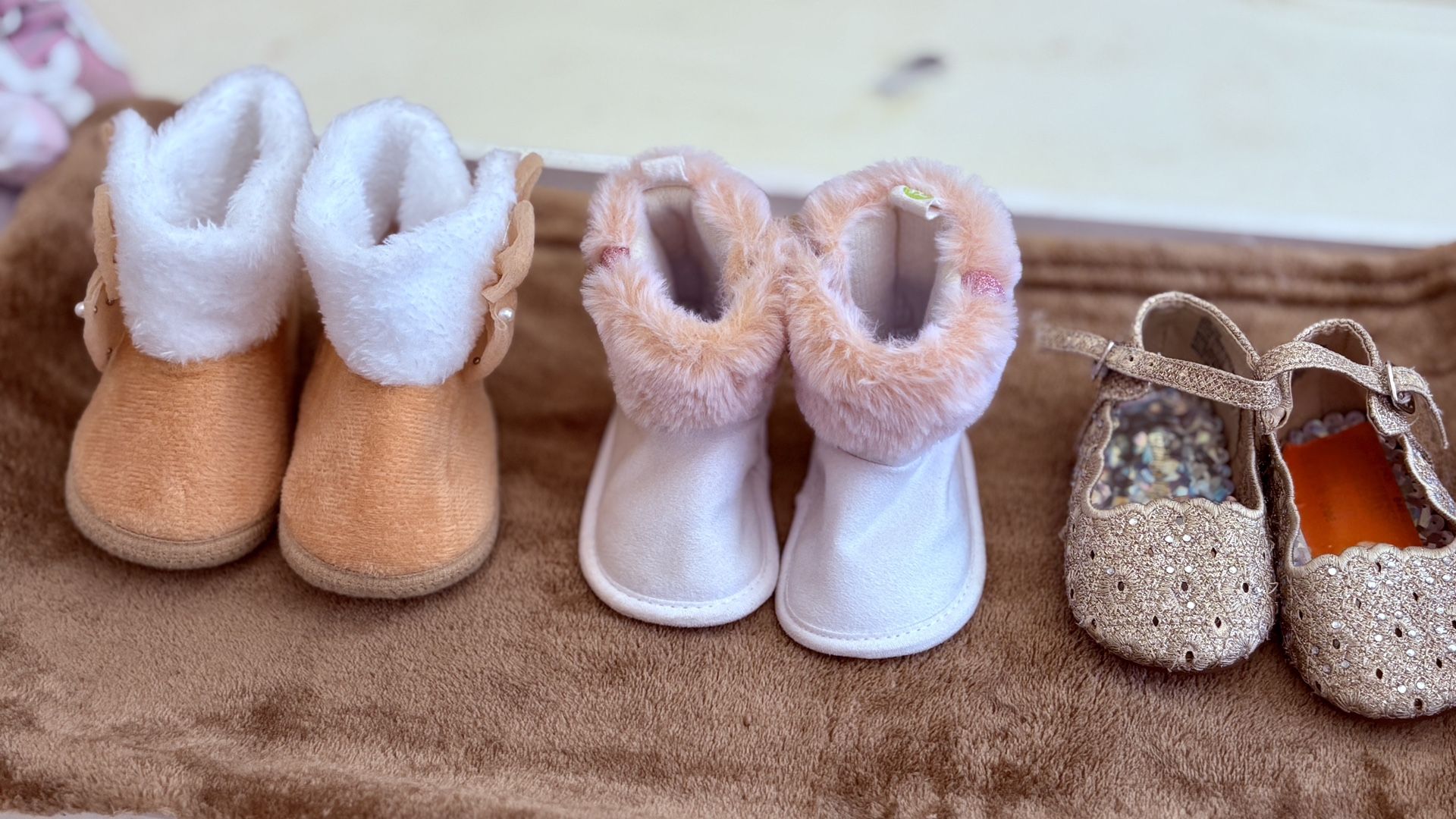 Lot Of 3 Pairs Of Newborn Baby Girls