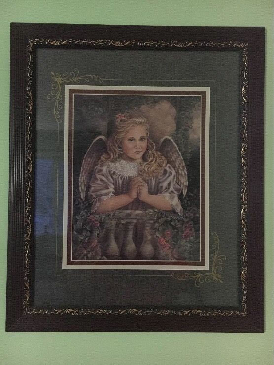 Vintage Home Interiors Vintage Girl Angel 23 5 X19 5 Picture Homco Donna Richardson Rare For Sale In Saylorsburg Pa Offerup