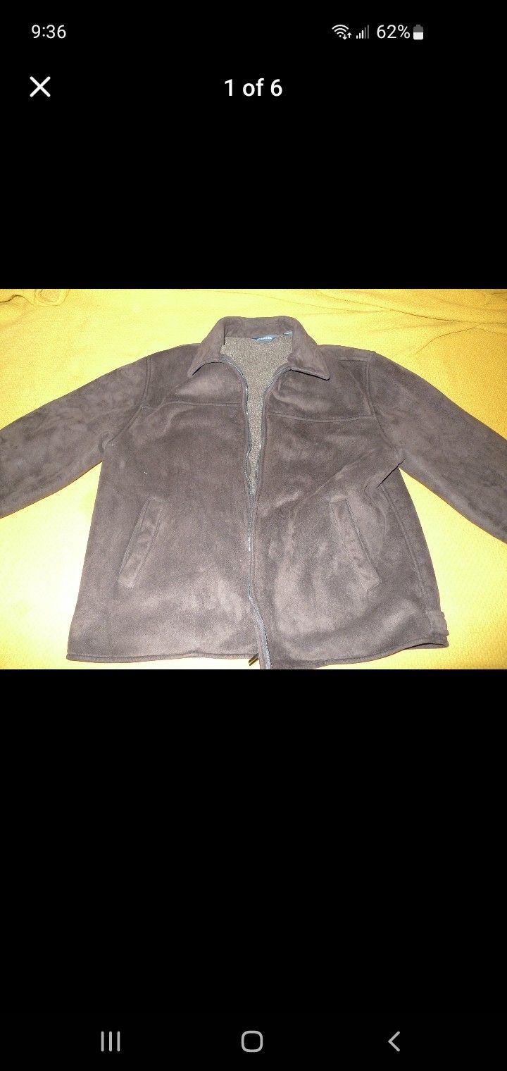 ST. JOHNS BAY XXL FLEECE JACKET SALES Brown Soft Smooth Outside Jackets ❃ Fleetwood Berks County