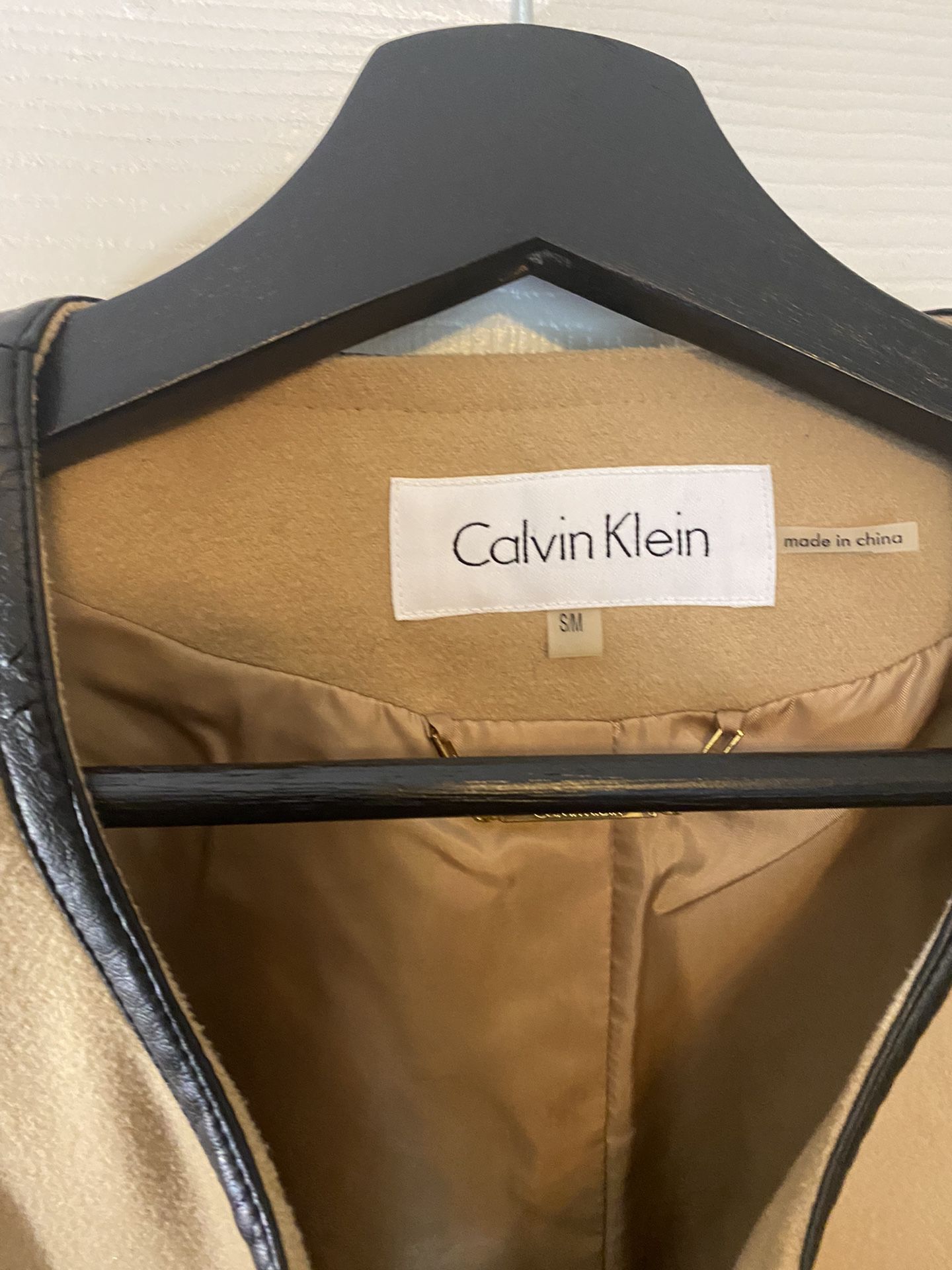 Calvin Klein Woven Poncho