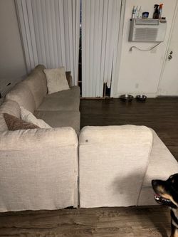Beige couch