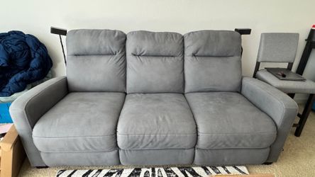 Living Spaces Jarrell 81" Power Reclining Sofa w/ USB (Care Free Plan Active Until 2028!)