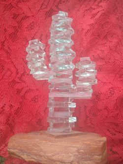 Glass Sahuaro Art