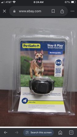 Petsafe Stay & Play Wireless Dog Fence Collars Rechargeable
