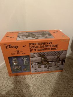 Disney Halloween Village Set, 12-piece