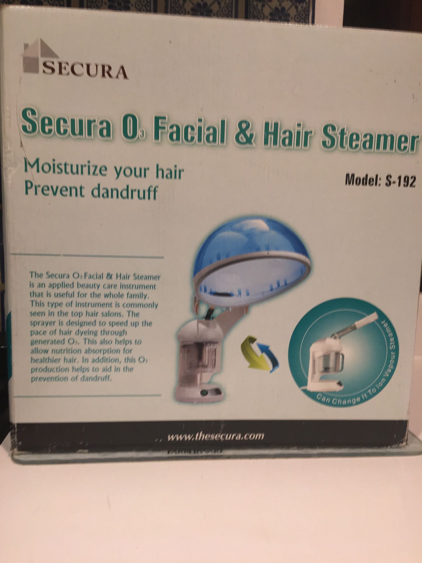 “Secura” Facial and hair steamer/ moisturizer