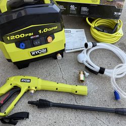 RYOBI 40V 1200 PSI 1.0 GPM Cordless Electric Cold Water Pressure Washer (Tool Only)  
