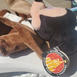 2014 Disney Parks Star Wars Mickey Mouse Jedi Obi Wan 9” Plush With Cloak & Tags