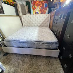 King Bed Frame And Mattress
