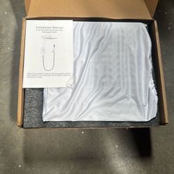 EMBATHER Shower System Chrome Shower Faucet Sets with 12" Rain Shower Head For Bathroom, Wall Mounted Square Shower Combo Set With Adjustable Handheld