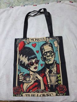 Frankenstein and bride bag