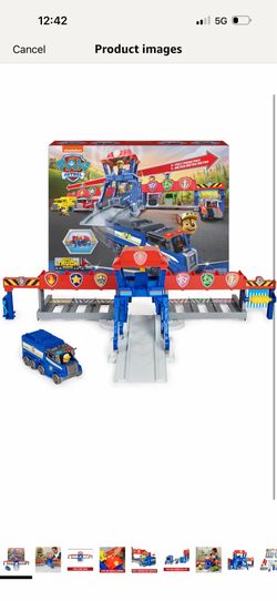 Paw Patrol Big Truck Pups, Truck Stop HQ, 3ft. Wide Transforming Playset, Action Figures, Toy Cars,