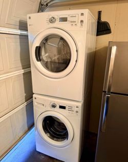 GE WASHER AND GAS DRYER