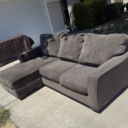 Dark Gray Sectional Couch