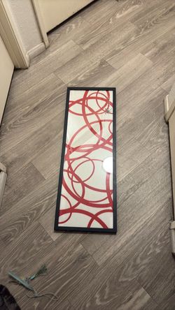 Nice house decoration red and circles