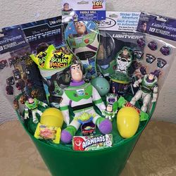 BUZZ LIGHT-YEAR EASTER BASKET. ( PICK UP IN MODESTO.)