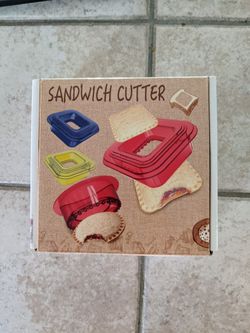Sandwich Cutter and Sealer - 5 PCS Decruster Sandwich Maker - Peanut Butter and Jelly Crustless Sandwich Bread Pancake Maker Cookie Cutter for Kids Ch