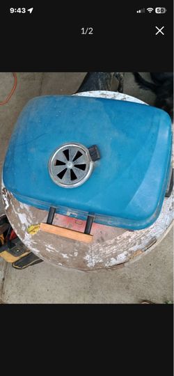Blue Portable Tabletop electric Grill