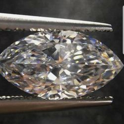 8.72 ct VVS1/21.94mm WHITE LOOSE MARQUISE MOISSANITE DIAMOND FOR RING