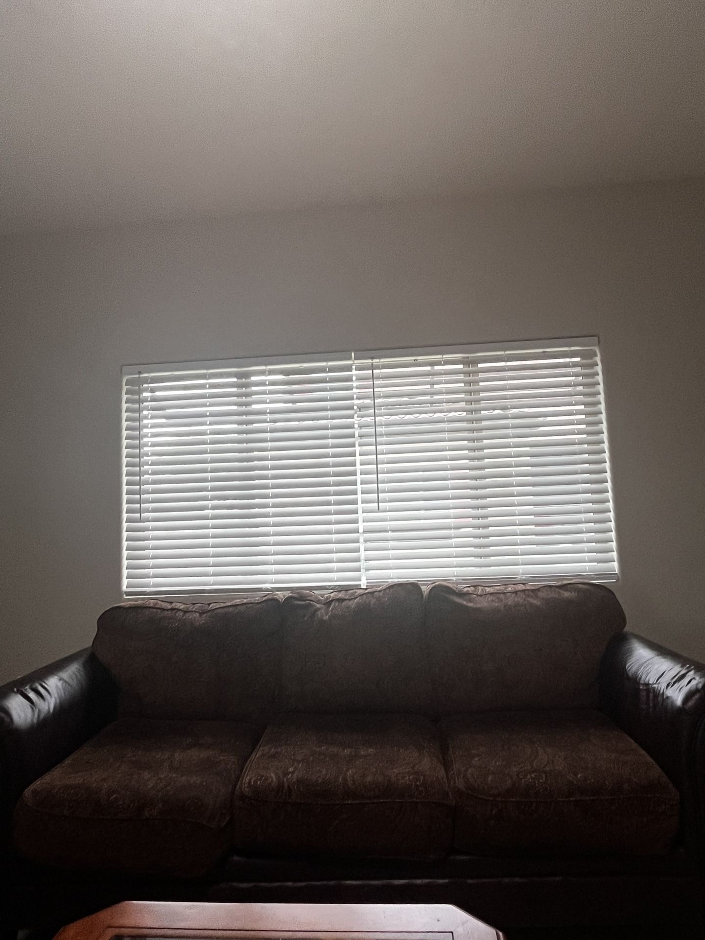 6 Piece Living Room Set Solid Leather Sofa With Paisley Pattern. Solid Wood And Glass Tables With Custom Inlays.