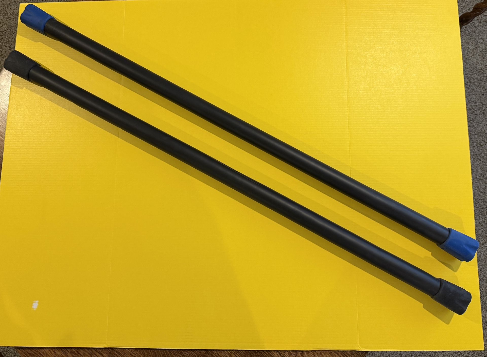 Weighted Workout Bars 12 & 20 lb. Barbell