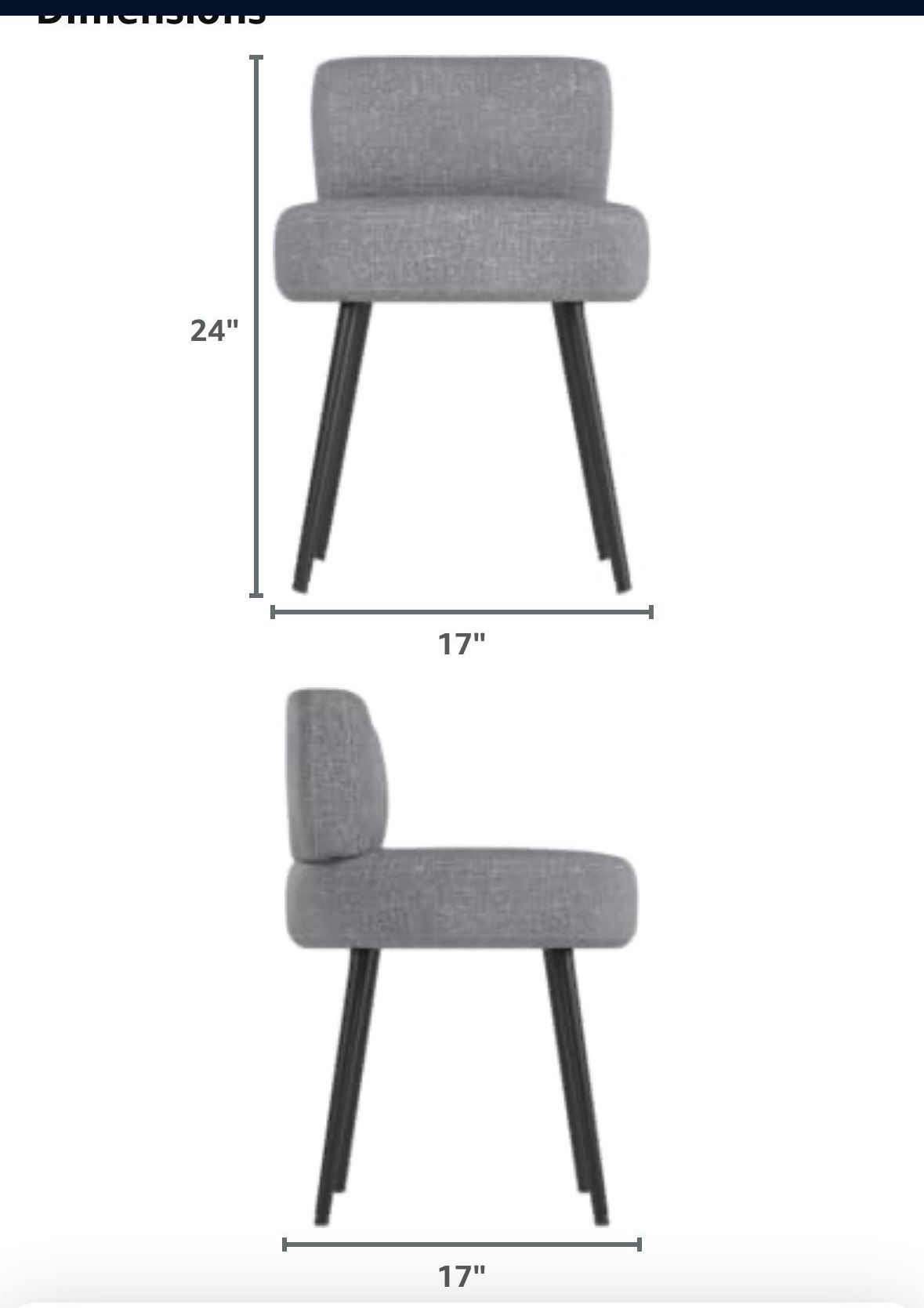 Modern Gray Accent Chair – Great Condition