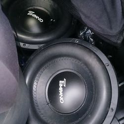 Two Timpano 12 Subwoofers 