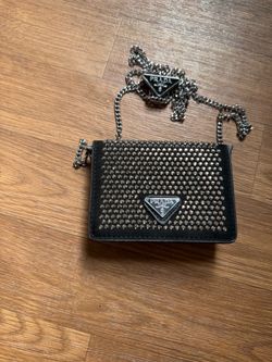 Mirror image crossbody bag bling